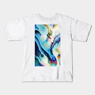 Flowing Colors Kids T-Shirt